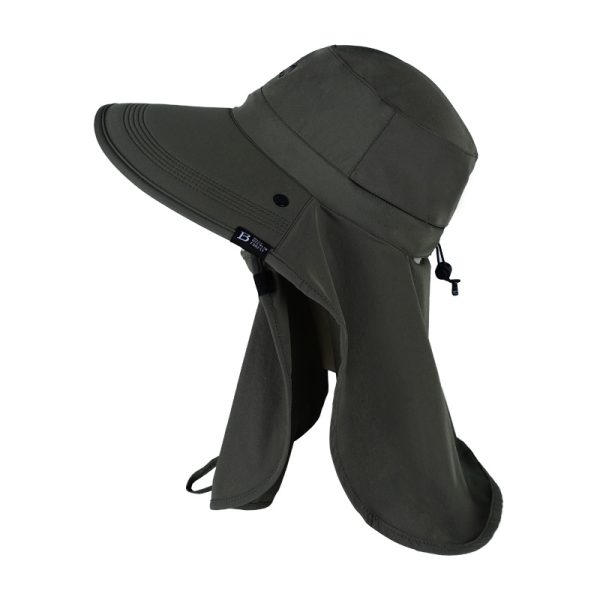 All-round protective breathable face mask neck protection sun hat outdoor camping hiking hiking rope sunscreen hat - Image 4